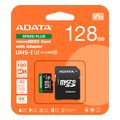 adata ud128gui3v30a2sp ra1 speed plus 128gb micro sdxc uhs i 180mb s u3 c10 with adapter extra photo 2