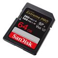 sandisk sdsdxep 064g gn4in extreme pro 64gb sdxc 280mb s uhs ii v60 u3 class 10 extra photo 1
