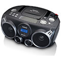 lenco scd 100bk portable pll fm radio with cd mp3 bluetooth usb and sd player extra photo 1