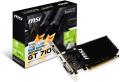 vga msi nvidia geforce gt710 2gb gt710 2gd3h lp 2gb ddr3 pci e retail extra photo 1