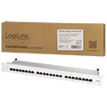 logilink np0040a 24 port shielded cat6 19 patch panel mount light grey extra photo 8