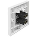 logilink ah0018 hdmi wall plate with 2x hdmi a coupler 2x female white extra photo 2 logilink ah0018 hdmi wall plate with 2x hdmi a coupler 2x female white extra photo 2
