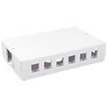 logilink nk4033 surface mount box for keystone 6 or 12 port extra photo 1
