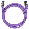 logilink c6a059s cat6a s ftp ultraflex patch cable 2m purple extra photo 3