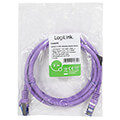 logilink c6a059s cat6a s ftp ultraflex patch cable 2m purple extra photo 4