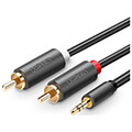 cable audio 35mm m 2xrca m 15m ugreen av116 10583 extra photo 1