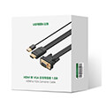 hdmi to vga converter cable w o audio ugreen mm101 15m 30449 extra photo 1