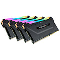 ram corsair cmw64gx4m4e3200c16 vengeance rgb pro black 64gb 4x16gb ddr4 3200mhz quad kit extra photo 3