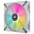 corsair co 9050119 ww fan ml140 elite airguide white rgb dual pack with lighting node core extra photo 2