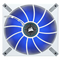 corsair co 9050131 ww fan ml140 elite airguide white blue led extra photo 1