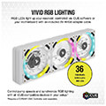 corsair cx 9040008 ww hydro x pump reservoir unit xd7 rgb white extra photo 2