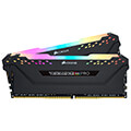 ram corsair cmw32gx4m2d3000c16 vengeance rgb pro black 32gb 2x16gb ddr4 3000mhz dual kit extra photo 1