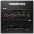 pliktrologio corsair k100 air wireless rgb ultra thin mechanical gaming cherry mx tactile extra photo 9