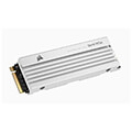 ssd corsair cssd f4000gbmp600plpw mp600 pro lpx 4tb m2 nvme pcie gen4 x4 white ps5 compatible extra photo 3