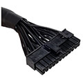 corsair cp 8920140 24pin atx cable type 4 sleeved black compatible with corsair type 4 pin out psu extra photo 1