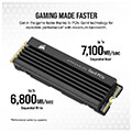 ssd corsair cssd f8000gbmp600plp mp600 pro lpx 8tb m2 2280 nvme pcie gen 40 x4 ps5 compatible extra photo 7