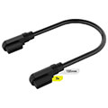 corsair cl 9011133 ww icue link cable 2x135mm straight angled slim black extra photo 1