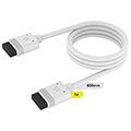 corsair cl 9011127 ww icue link cable 1x600mm straight straight white extra photo 1