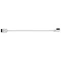 corsair cl 9011131 ww icue link cable 2x200mm straight angled slim white extra photo 2