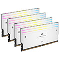 ram corsair cmp64gx5m4b6400c32w dominator titanium rgb white 64gb 4x16gb ddr5 6400 cl32 quad kit extra photo 5