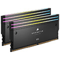 ram corsair cmp64gx5m2b6000c30 dominator titanium rgb black 64gb 2x32gb ddr5 6000 cl30 intel xmp extra photo 1
