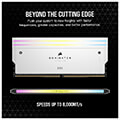 ram corsair cmp64gx5m2b6000c30w dominator titanium rgb white 64gb 2x32gb ddr5 6000 cl30 intel xmp extra photo 2