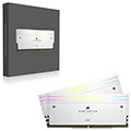 ram corsair cmp64gx5m2b6000c30w dominator titanium rgb white 64gb 2x32gb ddr5 6000 cl30 intel xmp extra photo 5
