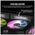 corsair co 9051018 ww rx120 icue link rgb fan starter kit 3 x 120mm black with icue link system hub extra photo 4