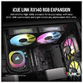 corsair co 9051019 ww rx140 icue link rgb expansion fan 140mm black extra photo 1
