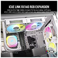 corsair co 9051023 ww rx140 icue link rgb expansion fan 140mm white extra photo 1