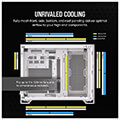 case corsair 2500d airflow dual chamber tempered glass midi tower white extra photo 4
