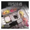 corsair icue link titan 360 rx aio rgb liquid cpu cooler controller white cw 9061021 ww extra photo 1