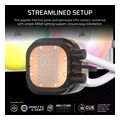 corsair nautilus 240 rs argb liquid cpu cooler white cw 9060094 ww extra photo 2