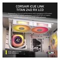 corsair icue link titan 240 rx lcd aio rgb liquid cpu cooler controller white cw 9061025 ww extra photo 1 corsair icue link titan 240 rx lcd aio rgb liquid cpu cooler controller white cw 9061025 ww extra photo 1