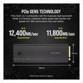 ssd corsair mp700 pro se 4tb m2 nvme pcie gen5 x4 ssd with heatsink cssd f4000gbmp700pros extra photo 3