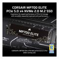 ssd corsair mp700 elite 1tb pcie 50 x4 nvme m2 2280 cssd f1000gbmp700enh extra photo 1