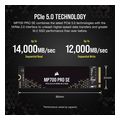 ssd corsair mp700 pro se 4tb m2 nvme pcie gen5 x4 ssd cssd f4000gbmp700pnhs extra photo 2