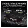ssd corsair mp600 elite 4tb nvme pcie gen4 x4 m2 ssd cssd f4000gbmp600enh extra photo 1