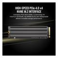 ssd corsair mp600 elite 4tb nvme pcie gen4 x4 m2 ssd with heatsink cssd f4000gbmp600ehs extra photo 3