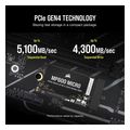 ssd corsair mp600 micro 1tb m2 2242 nvme pcie gen4 x4 cssd f1000gbmp600mcr2 extra photo 2