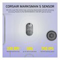 corsair scimitar elite wileress se mmo rgb gaming mouse white ch 9314011 ww extra photo 7