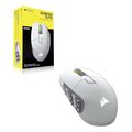 corsair scimitar elite wileress se mmo rgb gaming mouse white ch 9314011 ww extra photo 8
