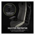 corsair gaming chair t3 rush 2023 fabric charcoal extra photo 3