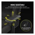 corsair gaming chair t3 rush 2023 fabric charcoal extra photo 4