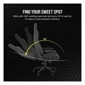 corsair gaming chair t3 rush 2023 fabric charcoal extra photo 5