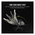 corsair gaming chair t3 rush 2023 fabric grey white extra photo 5
