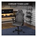 corsair gaming chair tc500 luxe fabric shadow extra photo 1