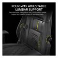 corsair gaming chair tc500 luxe fabric frost extra photo 2