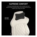 corsair gaming chair tc500 luxe fabric frost extra photo 3