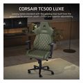 corsair gaming chair tc500 luxe fabric sherwood extra photo 1